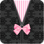 Black Pink Bow Lace Go Locker Mod