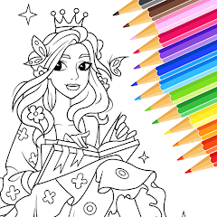 Princess Coloring:Drawing Game Mod Apk