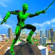 Rope Green Spider Hero - Amazing Spider Rope Hero Мод APK