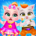 Yavru kedi Bakım İkiz Bebek oy APK