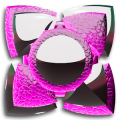 Next Launcher Theme pink liz icon