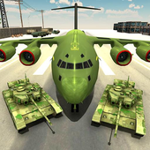 US Army Transport Game - Army Cargo Plane & Tanks Mod