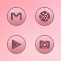 Bubble Gum Pink Icons‏ Mod