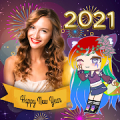 Gacha GL 2021 New Year Photo Frame Editor Mod