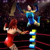 Woman Wrestling Mania Revolution Fighting icon
