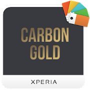 XPERIA™ Carbon Gold Theme Mod