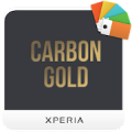 XPERIA™ Carbon Gold Theme Mod