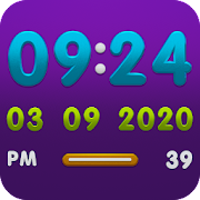 VIS Digital Clock Widget Mod