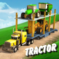 Tractor Farmer Transporter icon