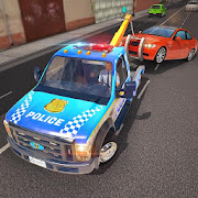 Police Tow Truck Driving Car Transporter Mod APK 1.5