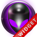 Poweramp Widget Purple Alien Mod