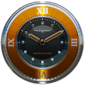 orange snake clock widget Mod