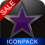 Purple Star HD Icon Pack Mod