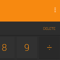 Calculator Orange Splash Mod