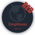 Emptiness Dark Red Cm 13 /12 icon
