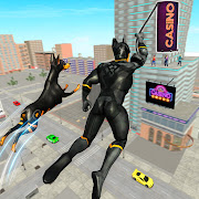 Black Dog Rope Superhero Robbery Crime City Rescue Mod Apk