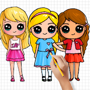 How to Draw Cute Girls | Drawing Girl Step by Step Mod Apk