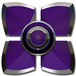 Next Launcher Theme Purple Ele Mod