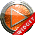 Poweramp Widget Orange Leather icon