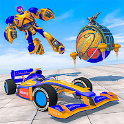 Basket Ball Robot Transform wars: Formula Car Game Mod Apk