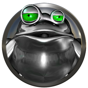 poweramp skin frog green icon