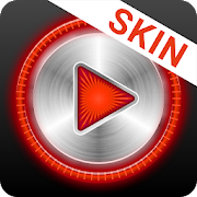 MusiX Hi-Fi Red Skin for music player Mod