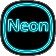 Tema Neon iconos  luminosos personalización Mod