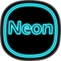 Tema Neon iconos  luminosos personalización icon