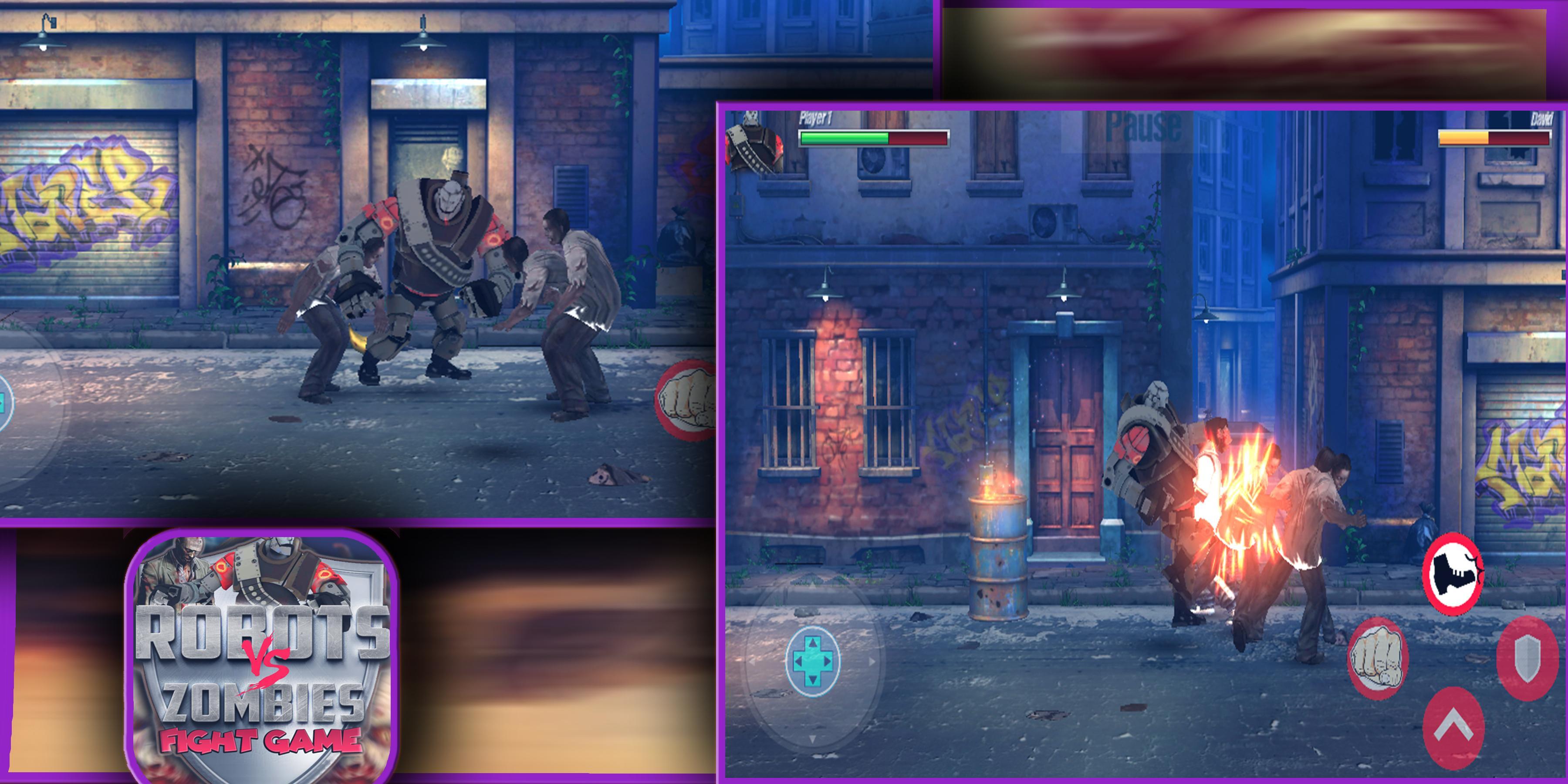 Robots Vs Zombies: Fight 1.2 APK + Мод (Unlimited money) за Android