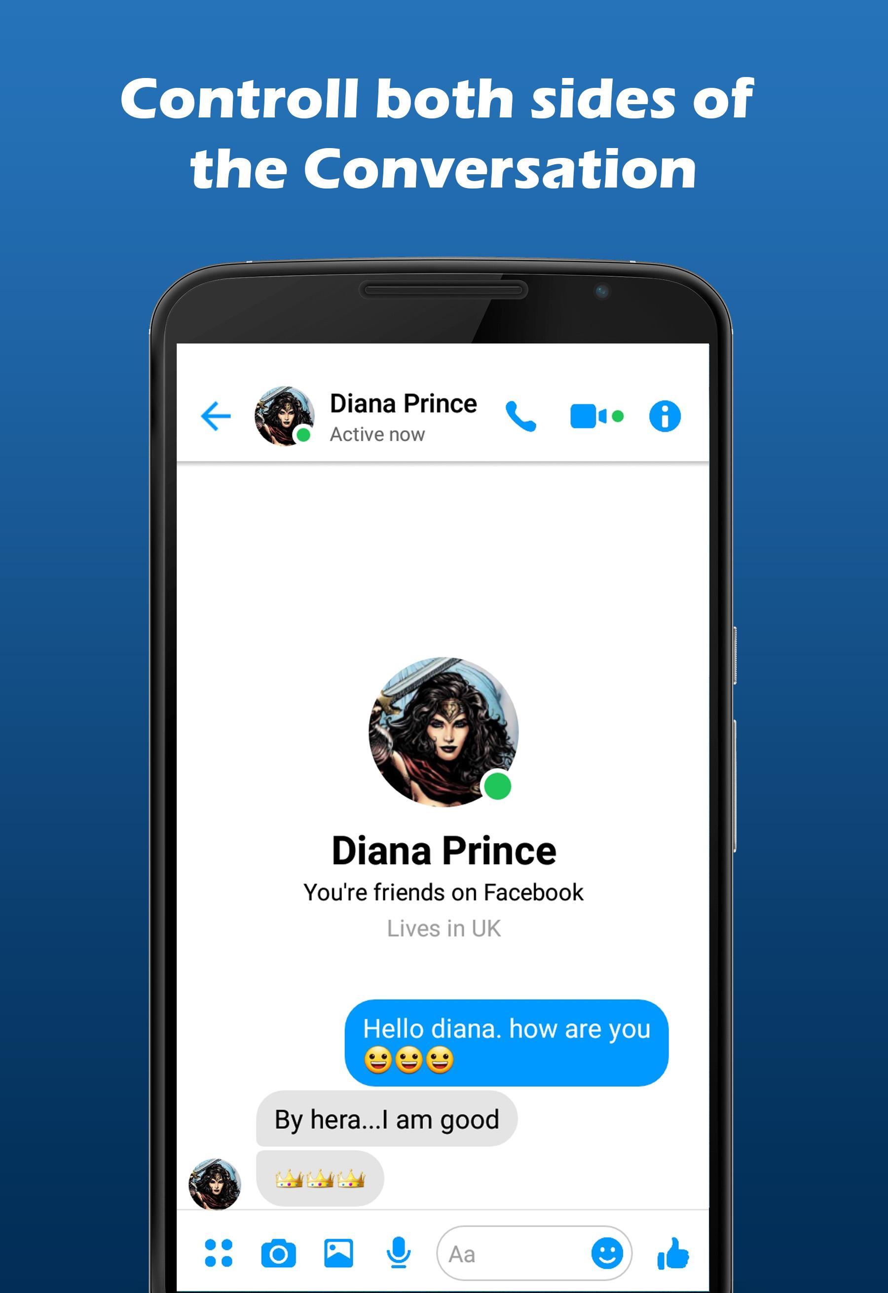 Fakenger Pro - Prank chat screenshots