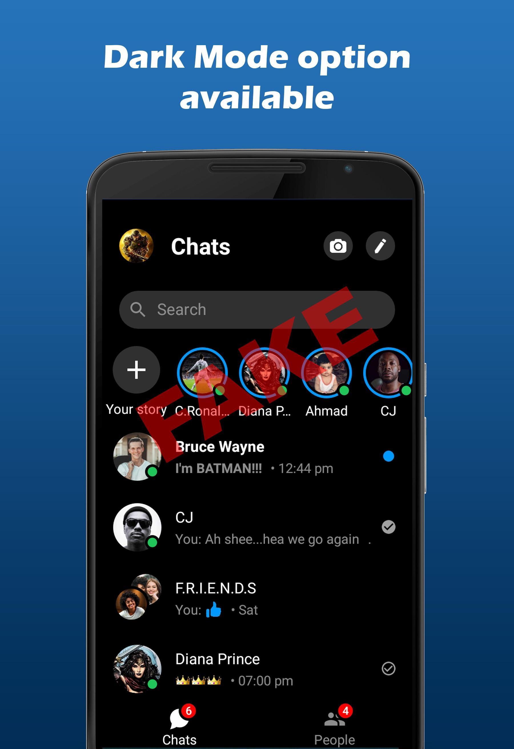 Fakenger Pro - Prank chat screenshots